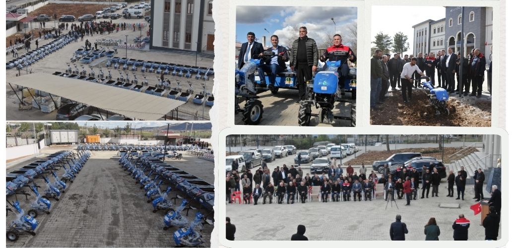 Dicle İlçesi Modern Bağcılığın Geliştirilmesi ve Yaygınlaştırılması Projesi Kapsamında Makina Dağıtım Töreni Düzenlendi