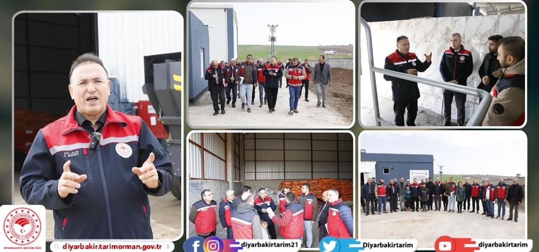 Gölpınar Mahallesi'nde Bulunan Modern Hayvancılık Tesisine Ziyaret